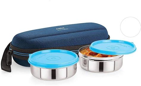 cello max fresh super steel 2 containers lunch box|cello max fresh super steel 2 lunch box blue 7 Containers Lunch .